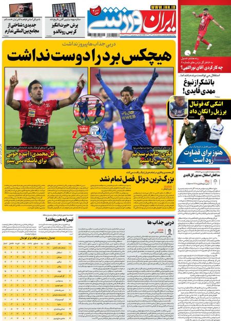  روزنامه های ورزشی