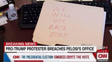 عکس خبری,حمله طرفداران ترامپ به کنگره آمریکا
