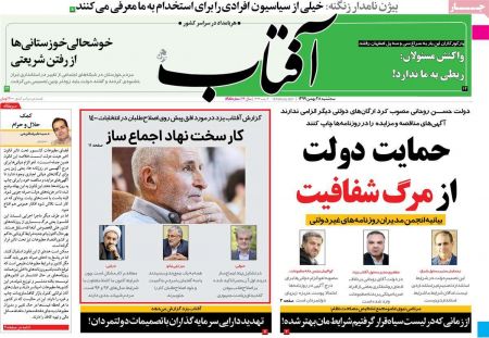 عناوین روزنامه ها, روزنامه های امروز عناوین روزنامه ها, روزنامه های امروز