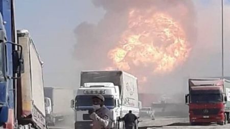 اخبار,اخبار حوادث,انفجار در گمرک اسلام قلعه اخبار,اخبار حوادث,انفجار در گمرک اسلام قلعه