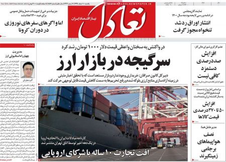 عناوین روزنامه ها, روزنامه های امروز عناوین روزنامه ها, روزنامه های امروز