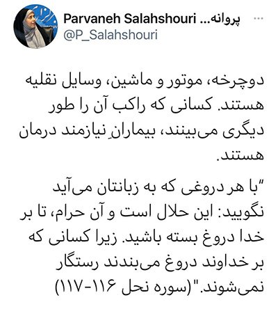 اخبار,اخبار سیاسی,پروانه سلحشوری