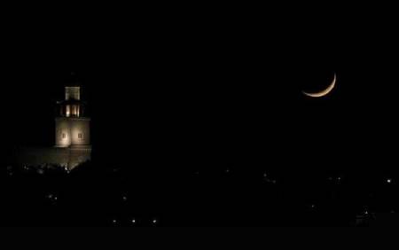عکسهای جالب,عکسهای جذاب,هلال ماه رمضان 