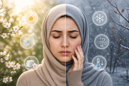 چرا پوست بعضی افراد با تغییر فصل به هم می ریزد؟ بررسی علت و راهکارها
