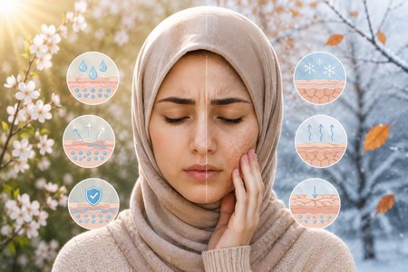 تغییر فصل چه اثری روی پوست می گذارد
