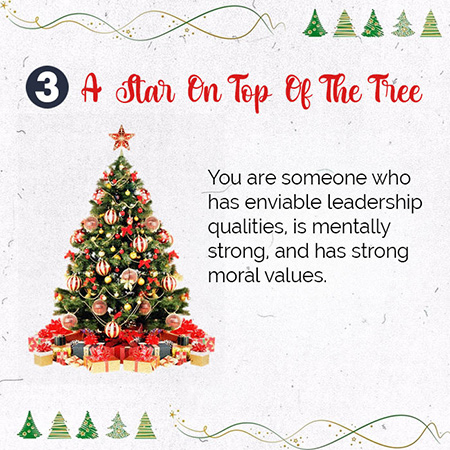 تزیین درخت کریسمس با توجه به شخصیت فرد, تزیین درخت کریسمس با شخصیت شما