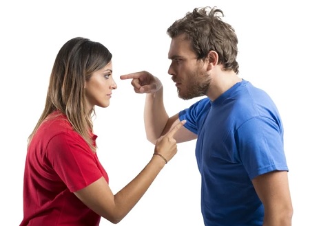 مکالمه هنگام ابراز ناراحتی, ناراحتی از همسر, ناراحتی بین زوجین