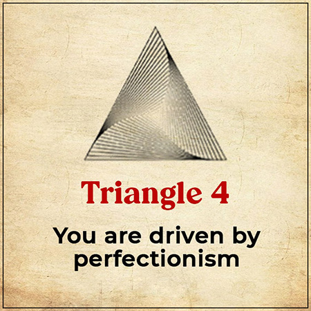 تست شخصیت با انتخاب یک مثلث,آشکار شدن شخصیت خود با انتخاب یک مثلث,تست شخصیت ویژگی های اصلی 