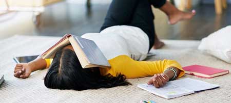 رفع خواب آلودگی به هنگام مطالعه,رفع خواب آلودگی هنگام درس خواندن ,رفع خواب آلودگی هنگام مطالعه