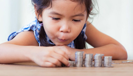 پس‌اندازکردن در بچه ها, چگونگی استفاده کودکان از پول, اموزش ارزش پول به بچه ها