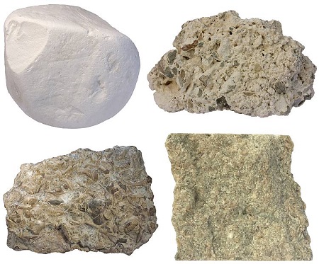 انواع سنگ آهک,سنگ آهک کوکینا,سنگ آهک تراورتن