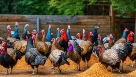 تغذیه بوقلمون تغذیه بوقلمون, جیره غذایی بوقلمون