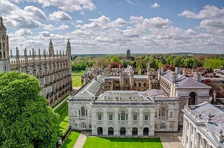 سایت دانشگاه کمبریج, دانشگاه کمبریج انگلستان, محل دانشگاه کمبریج