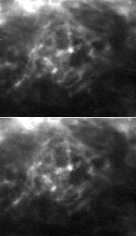 برخورد ابر به کهکشان راه شیری,تصاویر برخورد ابر به کهکشان راه شیری