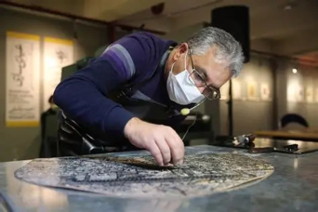 چاپ چوبی رشته چاپ دستی, آموزش چاپ دستی