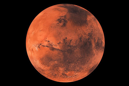 چرا مریخ سرخ است,چرا مریخ سیاره است,کدام سیاره به رنگ قرمز دیده می شود
