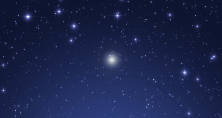 تاریکی آسمان شب