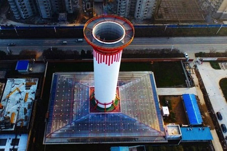 ساخت برجی برای از بین بردن آلودگی هوا, برجی برای تولید هوای پاک