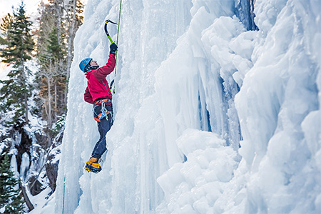 ورزش‌های مخاطره ‌آمیز, ورزش پرمخاطره اسکی روی برف, ورزش پرمخاطره یخ نوردی