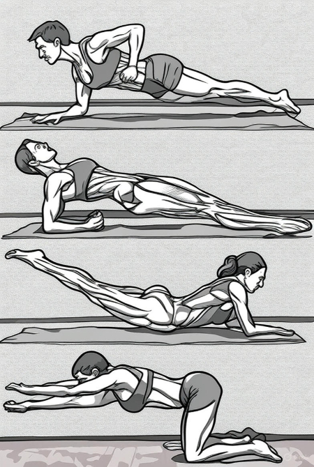 تمرین ایزومتریک شکم تمرینات ایزومتریک کمردرد, پلانک برای کمردرد