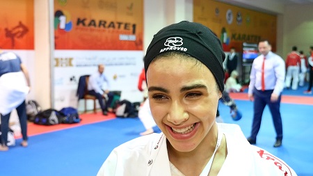 سارا بهمنیار کاراته کار ایرانی, سارا بهمنیار و همسرش, سارا بهمنیار در  تیم ملی
