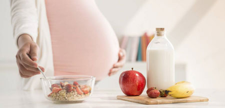 تغذیه دوران بارداری, تغذیه در دوران بارداری, تغذیه مناسب در دوران بارداری