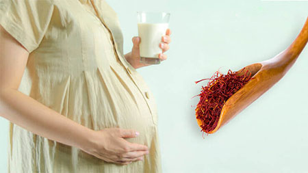 حساسیت به زعفران در بارداری, مضرات زعفران در بارداری, فواید شیر زعفران در بارداری