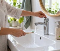 چگونه مصرف آب شیر روشویی را کاهش دهیم؟ چگونه مصرف آب شیر روشویی را کاهش دهیم؟